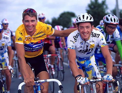 Chris boardman with - chris, sean