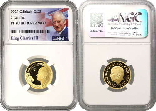 Charles iii 2024 gold - charles, pf70