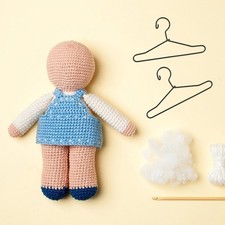 20 Pcs Simulation Doll Hanger Baby Travel Dolls Clothes Wardrobe