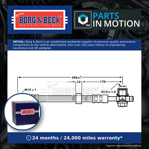 Brake hose fits polo gti - brake,
