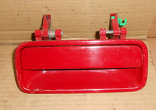 Rover 25 MG ZR 1999-06 N/S left front or rear exterior door handle Solar red CMU