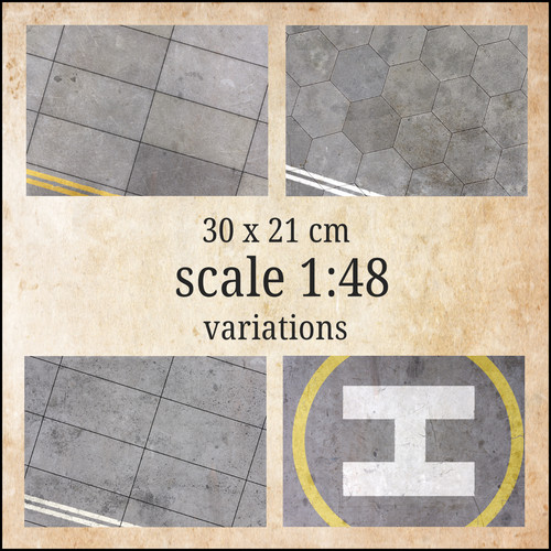 Concrete airfield display - 1:48,