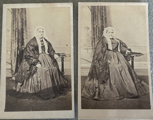 Cdv fashionable victorian - cdv.,