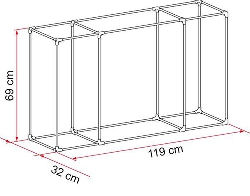 Fiamma kit frame cargo back - kit,