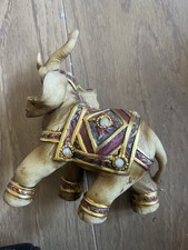 Ornate Resin Elephant Statue