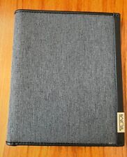 Tumi Grey Fabric & Leather Travel Wallet & Passport Holder