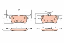 GDB2194 TRW Brake Pad Set
