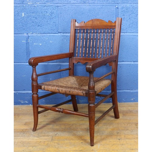 Victorian turned mahogany and - turned,