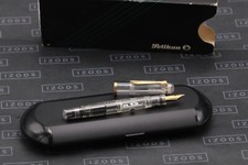 Pelikan 'M481' Demonstrator Fountain Pen - NEVER INKED - Steel Broad Nib