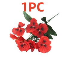 Artificial Poppy Bouquet with 10 Flowers - Red Poppies - Remembrance Day