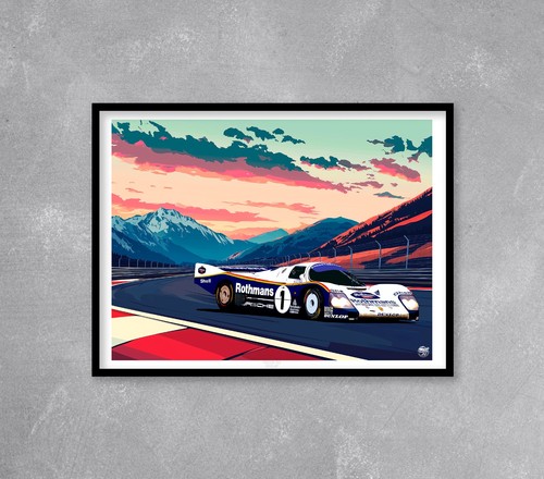 Porsche 962c rothmans mans - porsche,