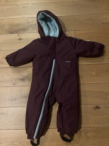Kids snow ski suit purple - kids, 18m