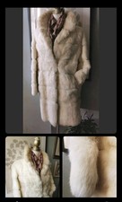 STUNNING vintage White Fox Fur
