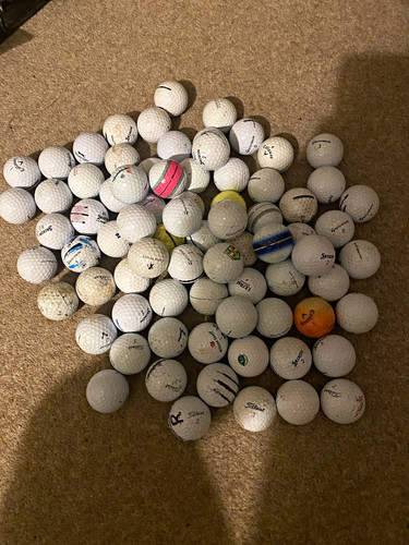 70x mixed brands golf balls - 70x,