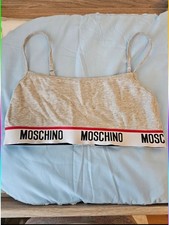 Moschino Grey Bralette Womens