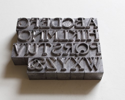 Large 60pt letterpress - large,