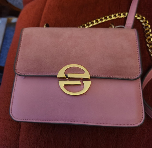 Pink faux leather - ,