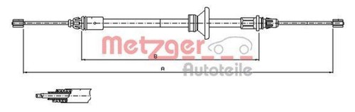 Metzger parking brake - , cable