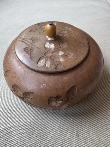 Antique hand turned wooden - antique,