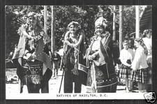 Indian rppc Costume Headdress
