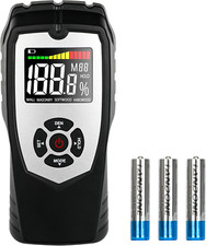 Pinless Wood Moisture Meter 4 Modes - Handheld Digital Damp Meter for Walls HD