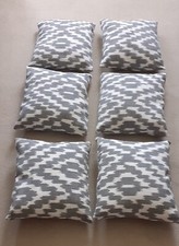 6 cushion covers & pads. Cream