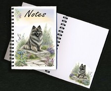 Keeshond Dog Notebook/Notepad