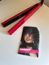 Toni & Guy TG086UK Super Sleek Tourmaline Colour Lock Hair Straightener – Red