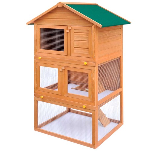 Outdoor rabbit hutch layers - hutch,