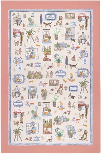 Cotton tea towel - tea, ulster