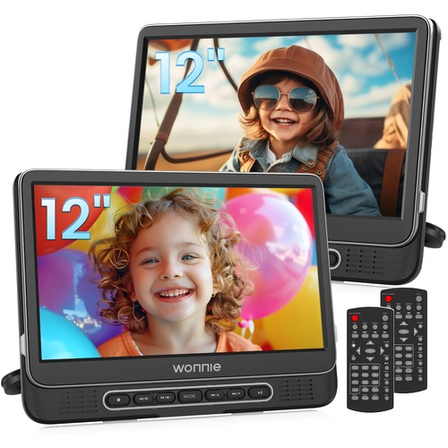 Wonnie dual car dvd - wonnie, 12"