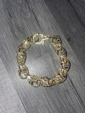 Gold Plated Tulip Beltcher Bracelet Unisex Jewelry One Size