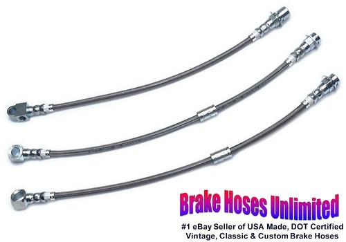 Stainless brake hose set - hose,