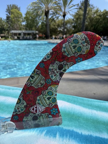 Solid fiberglass fin - fin-,