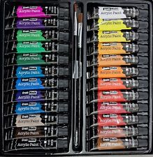 Acrylic Paint Set Painter Colours 24 x 12ml Tubes Model Craft model village kit