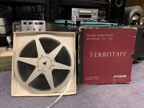 Vintage ferrograph metal - metal, reel