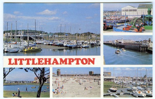 1970s postcard boats - postcard,