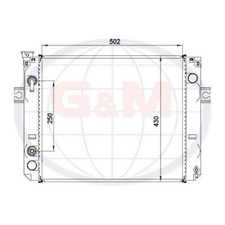 Radiator for TEU TOYOTA