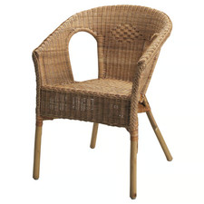IKEA AGEN Rattan Chair Bamboo