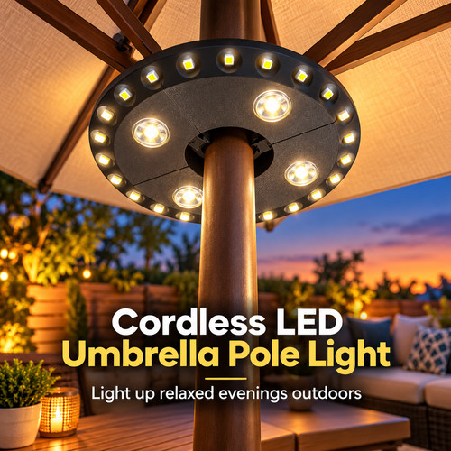 Parasol light battery powered - parasol,