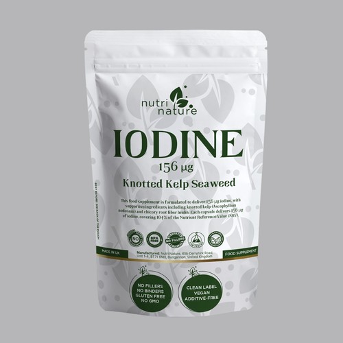 Iodine 156 µg knotted kelp - µg,