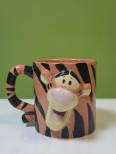 Disney Store 3D Tigger Stripped Mug Tail Handle- Large - Excellent Condition