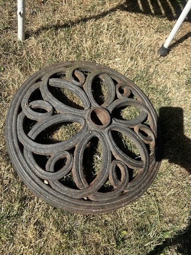 Vintage cast iron - iron, parasol