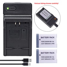 NB-13L Battery or Charger for
