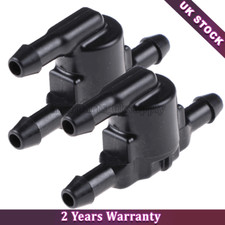 2x Windscreen Washer Hose