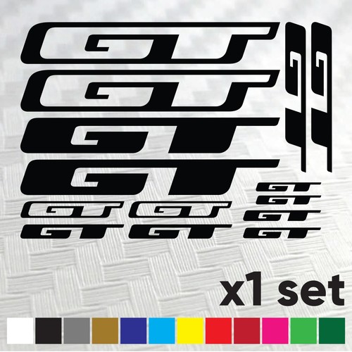 Bike stickers vinyl decal - gt,