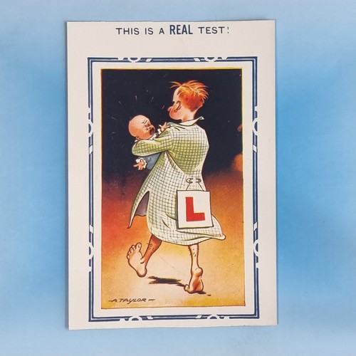 Comic postcard c1925 plate - comic,