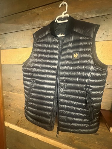Belstaff black gillet - gillet, worn