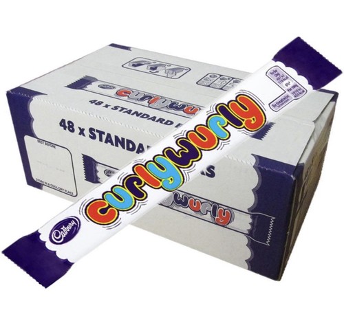 Box cadbury curly wurly - cadbury,
