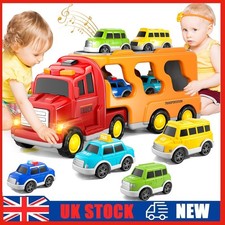 Toddler Toys Truck Carrier & 4